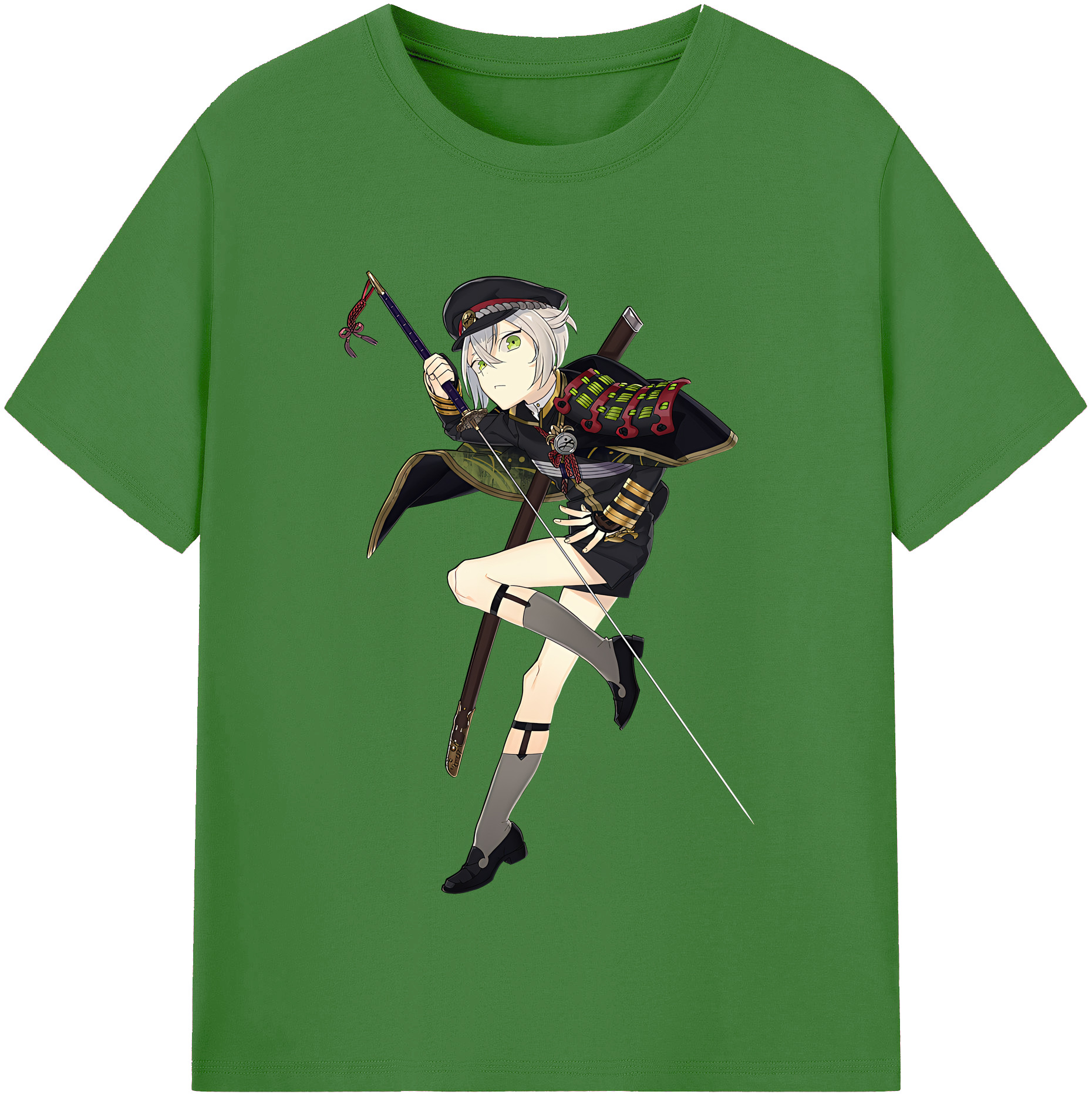 （画像用） 刀剣乱舞 Touken Ranbu レディースカジュアルプリントTシャツ（綿100％）